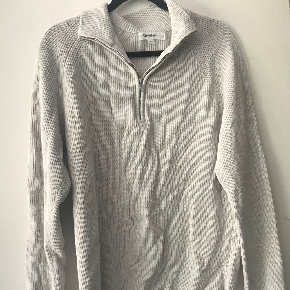 Calvin Klein quarter-zip sweater/sweatshirt
